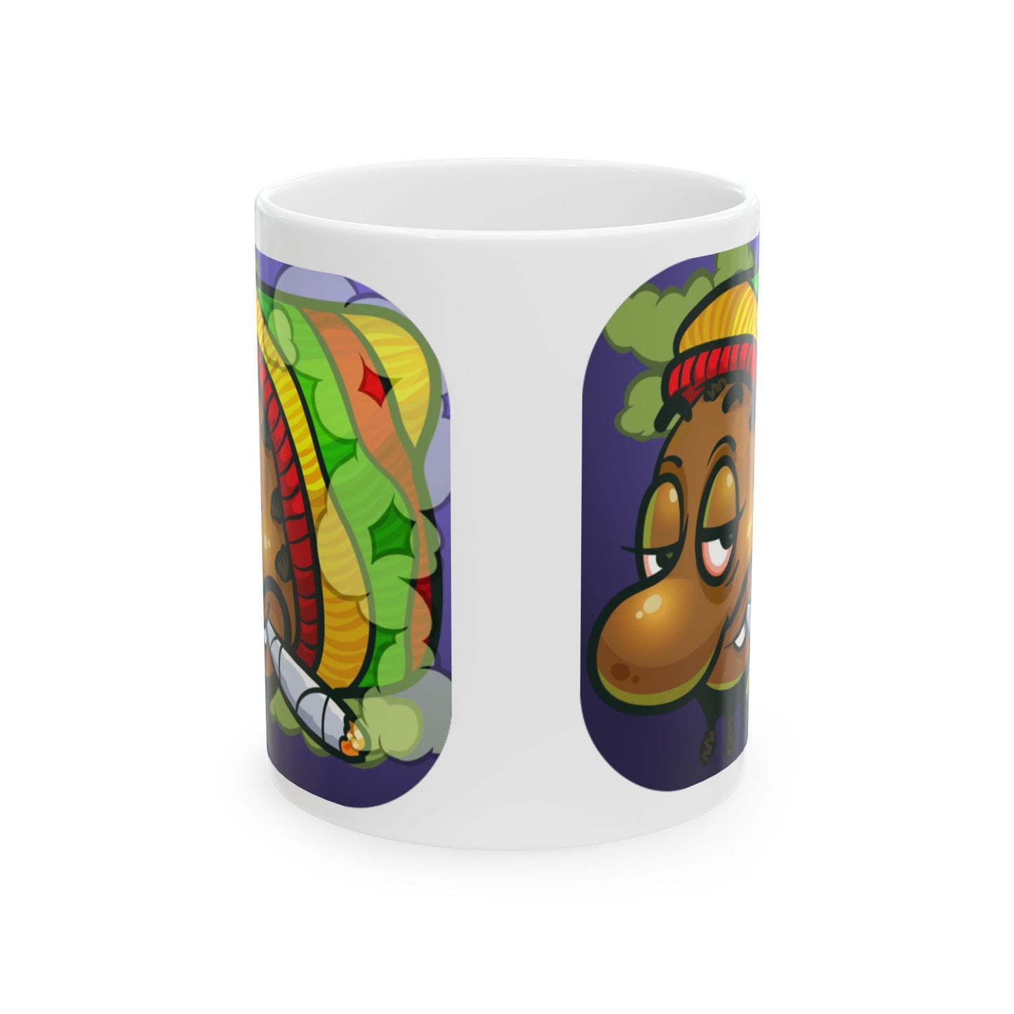 Funny Weed-Themed Ceramic Mug - 11oz & 15oz reggae kush