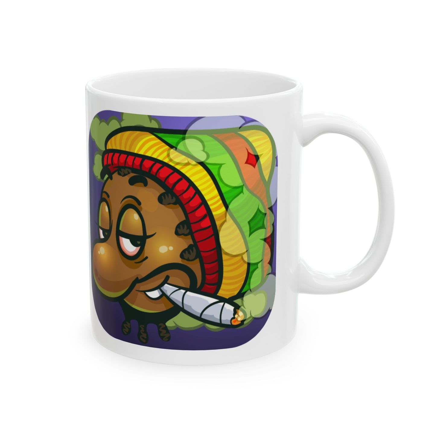 Funny Weed-Themed Ceramic Mug - 11oz & 15oz reggae kush