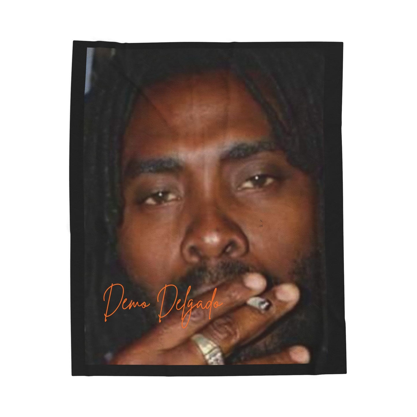 Reggae Kush Velveteen Demo Delgado Plush Blanket