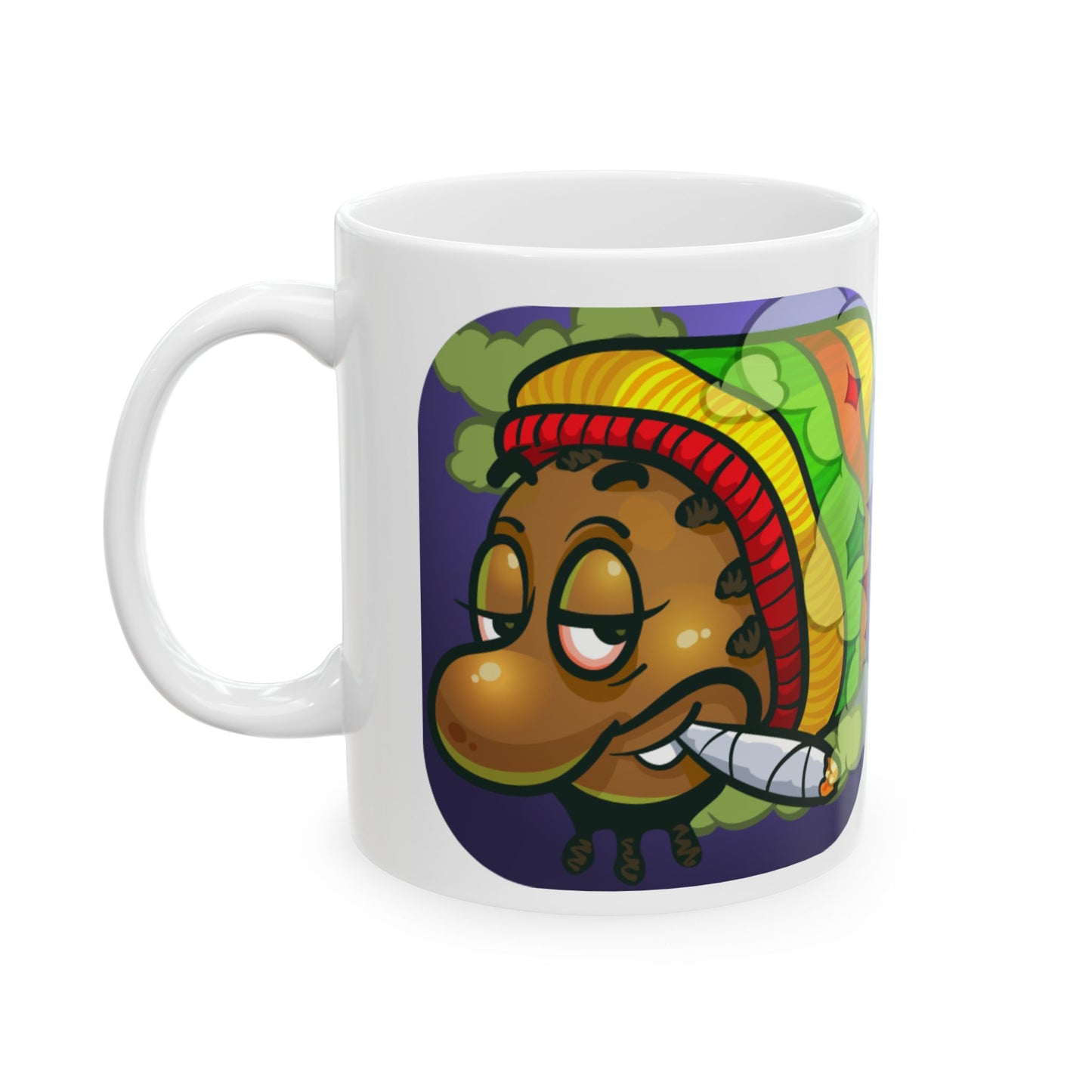 Funny Weed-Themed Ceramic Mug - 11oz & 15oz reggae kush