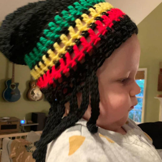 Kids Rasta Woolen Cap