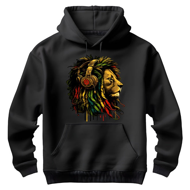 Reggae Kush Hoodie Unisex; Lion Face